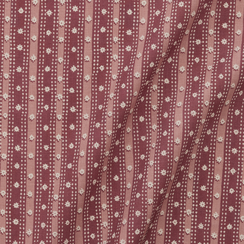 Mitra Outdoor Fabric by Peter Dunham - Raspberry/Pink