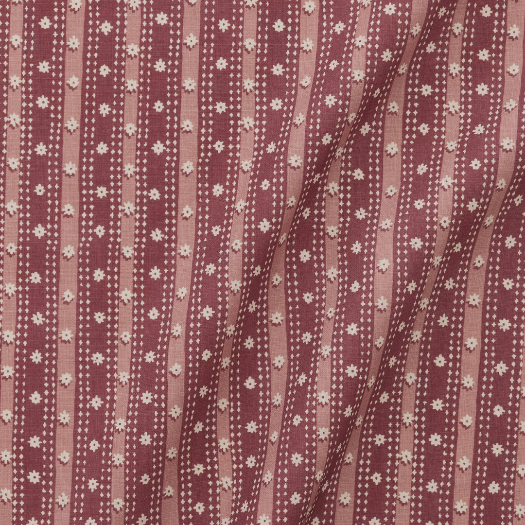 Mitra Outdoor Fabric by Peter Dunham - Raspberry/Pink