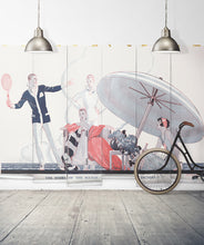 Load image into Gallery viewer, A Famous Victory is an illustrated vintage Mural