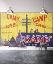 Load image into Gallery viewer, Camp Coffee is a Vintage Ad Mural