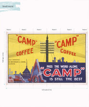 Load image into Gallery viewer, Camp Coffee is a Vintage Ad Mural