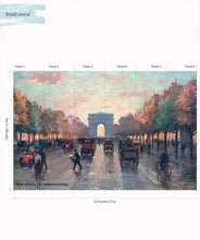 Load image into Gallery viewer, Champs Elysees is a french scene mural