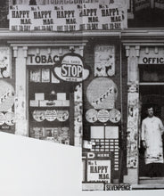 Load image into Gallery viewer, Herberts Off License is a black and white wall mural