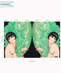 Mirrored Burlesque is a retro wall mural