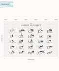 Animal Alphabet Wall Mural
