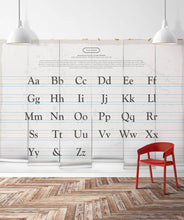 Load image into Gallery viewer, Vintage Alphabet Wall Mural
