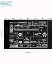 Load image into Gallery viewer, King &amp; Sons Butcher Mural - Large