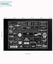 Load image into Gallery viewer, Butcher Chalkboard Wall Mural