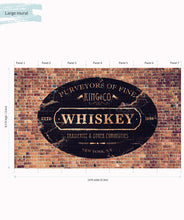 Load image into Gallery viewer, King &amp; Co Whiskey Mural - Large