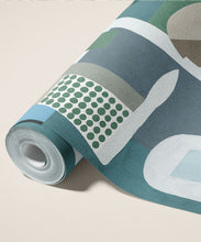Load image into Gallery viewer, Muse Type II Vinyl Wallpaper - Colourway: Denim - Roll - Commercial Wallcoverings