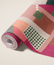 Load image into Gallery viewer, Muse Type II Vinyl Wallpaper - Colourway: Magenta - Roll - Commercial Wallcoverings