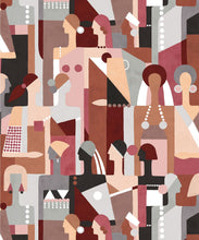 Load image into Gallery viewer, Muse Type II Vinyl Wallpaper - Colourway: Scarlet - Swatch - Commercial Wallcoverings