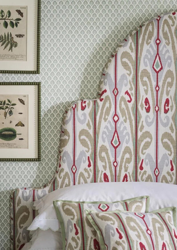 Pineapple leaf Wallpaper - Celadon in a room