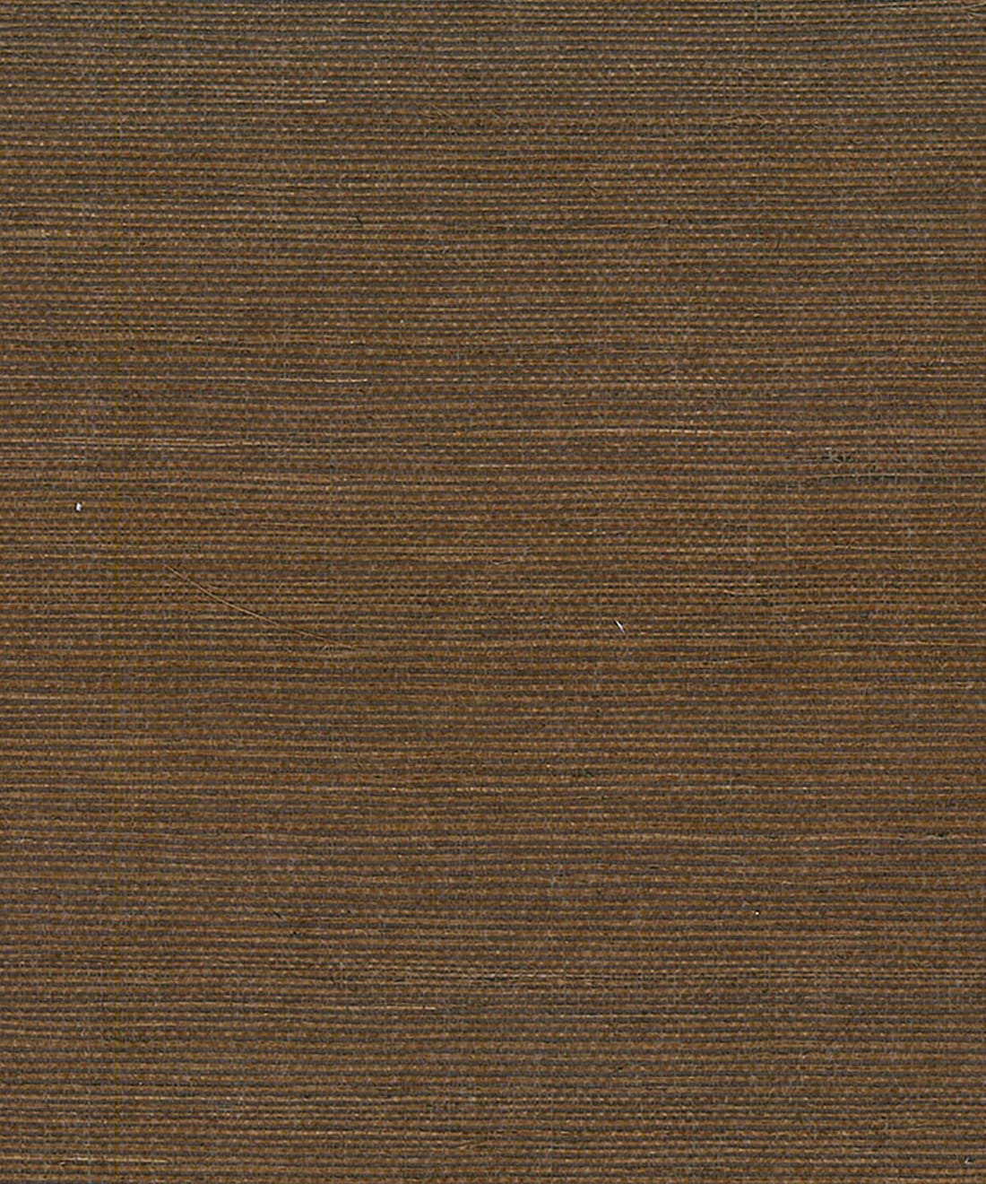 Autumn Sisal Grasscloth Wallpaper - Walnut