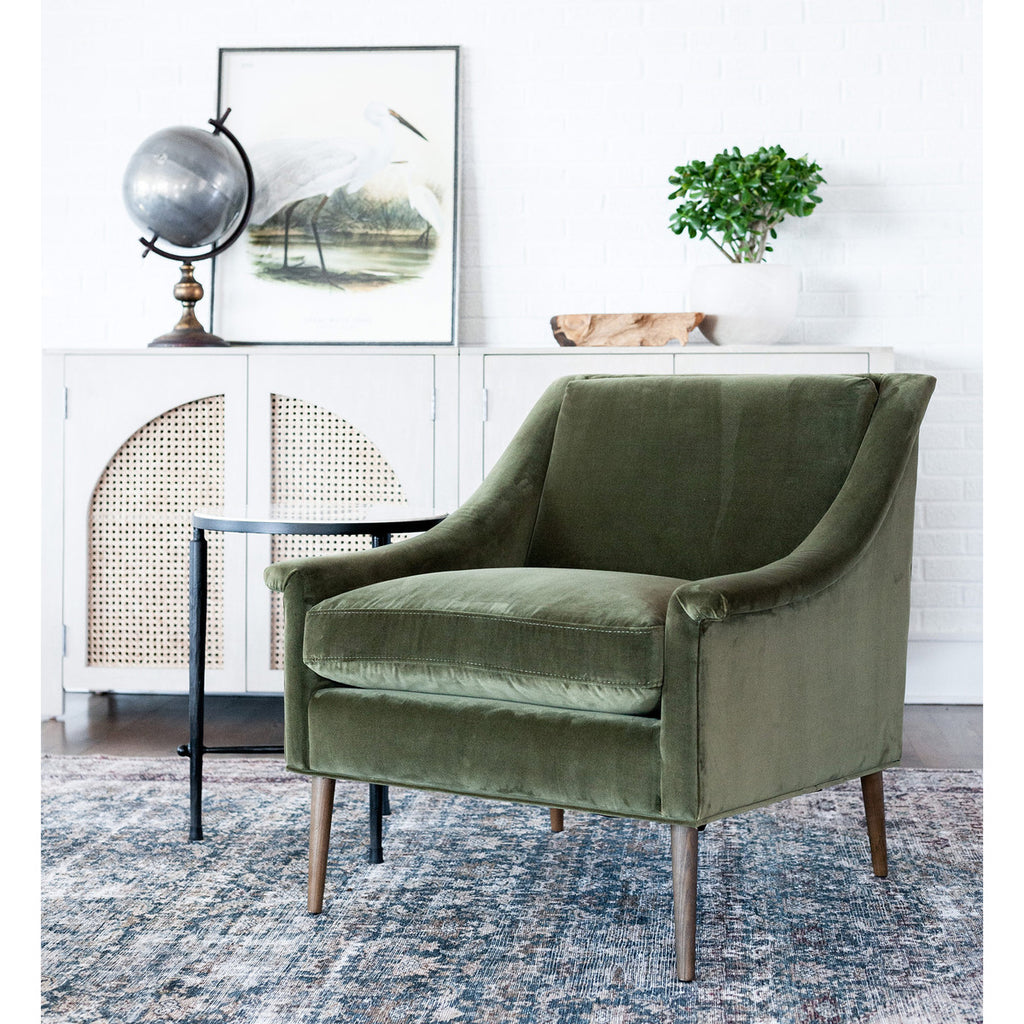 olive accent chair