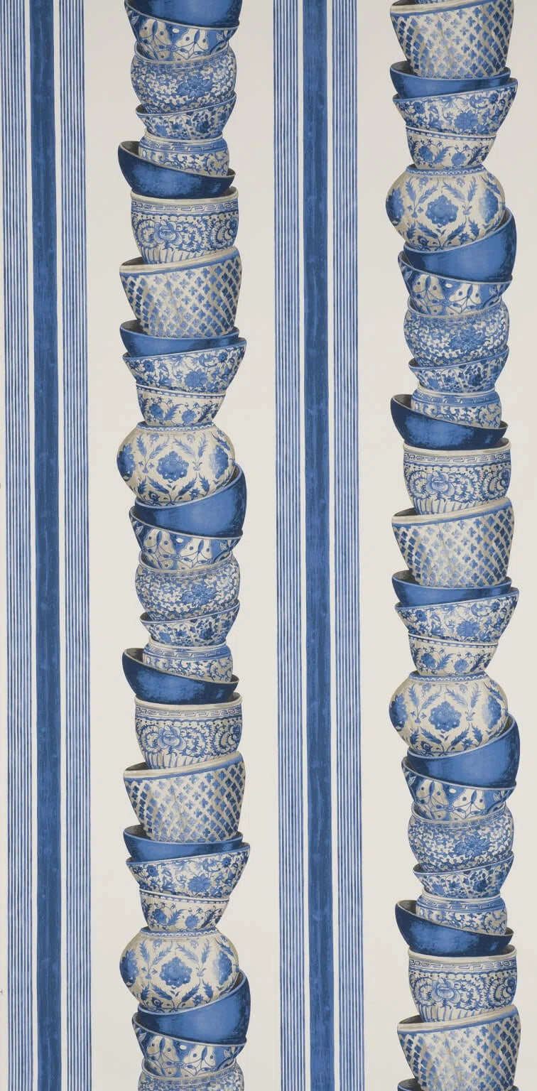 Ming wallpaper in Saphire
