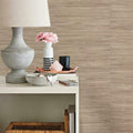 Lustrous Grasscloth Wallpaper