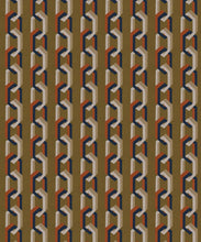 Load image into Gallery viewer, Chain Of Fools Wallpaper - Colorway: Ginger - Poodle &amp; Blonde Collection - Swatch