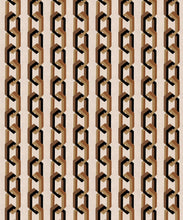 Load image into Gallery viewer, Chain Of Fools Wallpaper - Colorway: Mono - Poodle &amp; Blonde Collection - Swatch