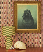 Load image into Gallery viewer, Chain Of Fools Wallpaper - Colorway: Valentine - Poodle &amp; Blonde Collection - Insitu