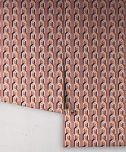 Load image into Gallery viewer, Chain Of Fools Wallpaper - Colorway: Valentine - Poodle &amp; Blonde Collection - Roll
