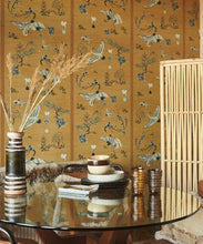 Load image into Gallery viewer, Food Babies Wallpaper - Colorway: Camel - Poodle &amp; Blonde Collection - Insitu