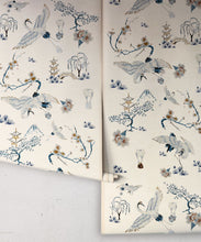 Load image into Gallery viewer, Food Babies Wallpaper - Colorway: Ivory - Poodle &amp; Blonde Collection - Roll