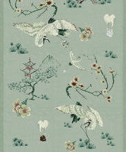 Load image into Gallery viewer, Food Babies Wallpaper - Colorway: Lagoon - Poodle &amp; Blonde Collection - Swatch