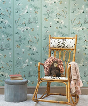 Load image into Gallery viewer, Food Babies Wallpaper - Colorway: Lagoon - Poodle &amp; Blonde Collection - Insitu