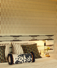 Load image into Gallery viewer, Glaze Wallpaper - Colorway: Sepia - Poodle &amp; Blonde Collection - Insitu
