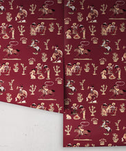Load image into Gallery viewer, Cliftonville Cowgirls Wallpaper - Colorway: Bandana - Poodle &amp; Blonde Collection - Roll