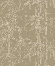 Load image into Gallery viewer, Bamboo Stitch Wallpaper - Colorway: Sepia - Poodle &amp; Blonde Collection - Swatch