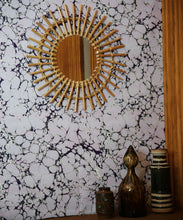 Load image into Gallery viewer, Margate Marble Wallpaper - Colorway: Midnight Lavender - Poodle &amp; Blonde Collection - Insitu