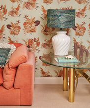 Load image into Gallery viewer, Mazzo Wallpaper - Colorway: Bambina Blu - Poodle &amp; Blonde Collection - Insitu