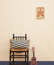 Load image into Gallery viewer, Nannys Stripe Wallpaper - Colorway: Daisy - Poodle &amp; Blonde Collection - Insitu