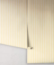 Load image into Gallery viewer, Nannys Stripe Wallpaper - Colorway: Daisy - Poodle &amp; Blonde Collection - Swatch