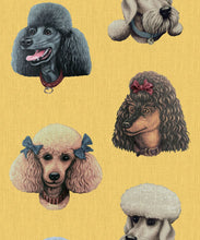 Load image into Gallery viewer, Poodle Parlour Wallpaper - Colorway: Retro - Poodle &amp; Blonde Collection - Swatch