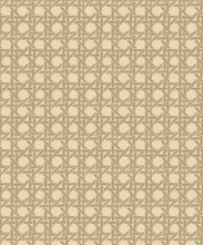 Load image into Gallery viewer, Rattan Wallpaper - Colorway: Sepia - Poodle &amp; Blonde Collection - Swatch