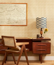 Load image into Gallery viewer, Rattan Wallpaper - Colorway: Sepia - Poodle &amp; Blonde Collection - Insitu