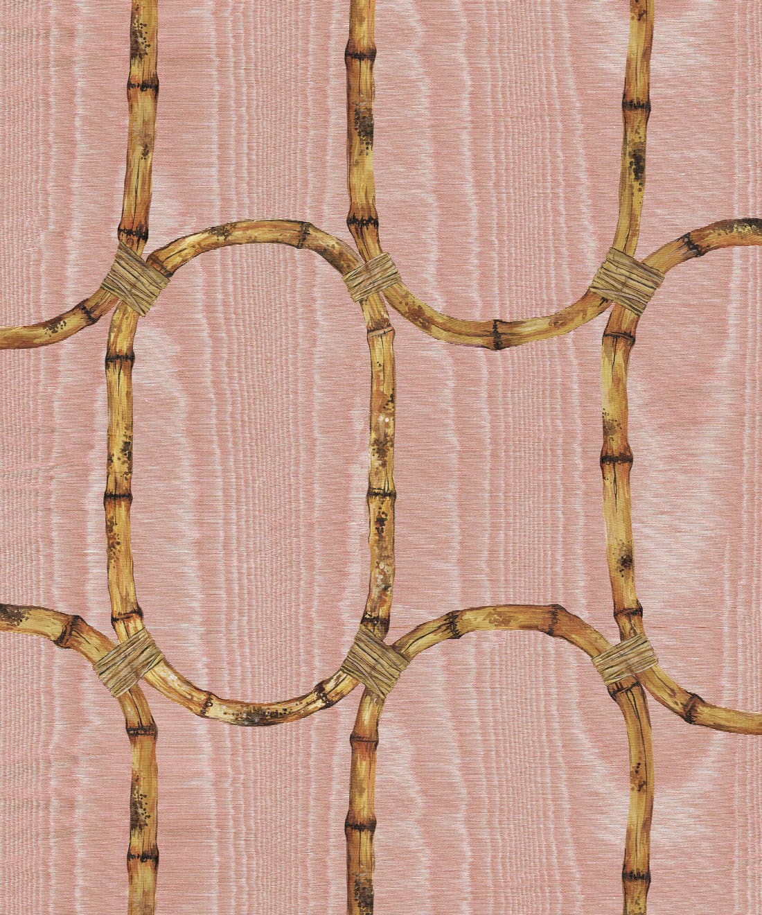 Tea Room Wallpaper - Colorway: Blossom - Poodle & Blonde Collection - Swatch