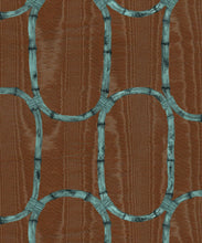 Load image into Gallery viewer, Tea Room Wallpaper - Colorway: Walnut - Poodle &amp; Blonde Collection - Swatch