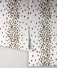 Load image into Gallery viewer, Tottenham Dalmatian Wallpaper - Colorway: Cocoa - Poodle &amp; Blonde Collection - Roll