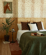 Load image into Gallery viewer, Tottenham Dalmatian Wallpaper - Colorway: Ginger - Poodle &amp; Blonde Collection - Insitu