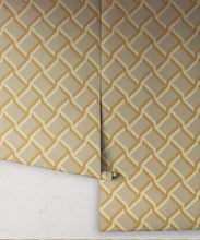 Load image into Gallery viewer, Trellis Wallpaper - Colorway: Sepia - Poodle &amp; Blonde Collection - Roll