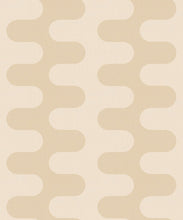 Load image into Gallery viewer, Wave Wallpaper - Colorway: Sepia - Poodle &amp; Blonde Collection - Swatch