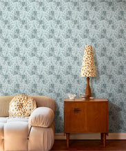 Load image into Gallery viewer, Dolls House Wallpaper - Colorway: Sky - Poodle &amp; Blonde Collection - Insitu