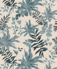 Load image into Gallery viewer, Follywood Foliage Wallpaper - Colorway: Sky Cream - Poodle &amp; Blonde Collection - Swatch