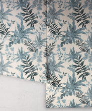Load image into Gallery viewer, Follywood Foliage Wallpaper - Colorway: Sky Cream - Poodle &amp; Blonde Collection - Roll