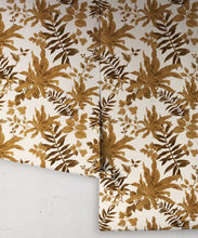 Load image into Gallery viewer, Follywood Foliage Wallpaper - Colorway: Tobacco - Poodle &amp; Blonde Collection - Roll