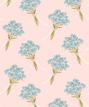 Load image into Gallery viewer, Forget Me Notes Wallpaper - Colorway: Blossom - Poodle &amp; Blonde Collection - Swatch